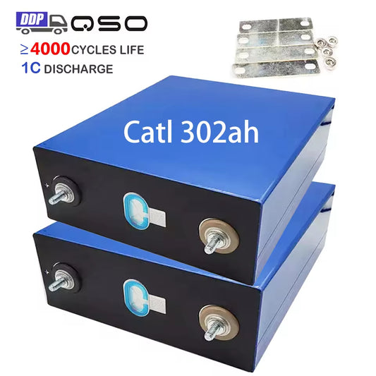 4PCS 3.2V 302ah Grade A CATL 302AH Lifepo4 Original Battery Cells for Backup Power Storage China Stock
